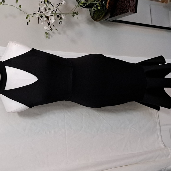 Outrageous Fortune BodyCon Black Dress - Picture 1 of 8